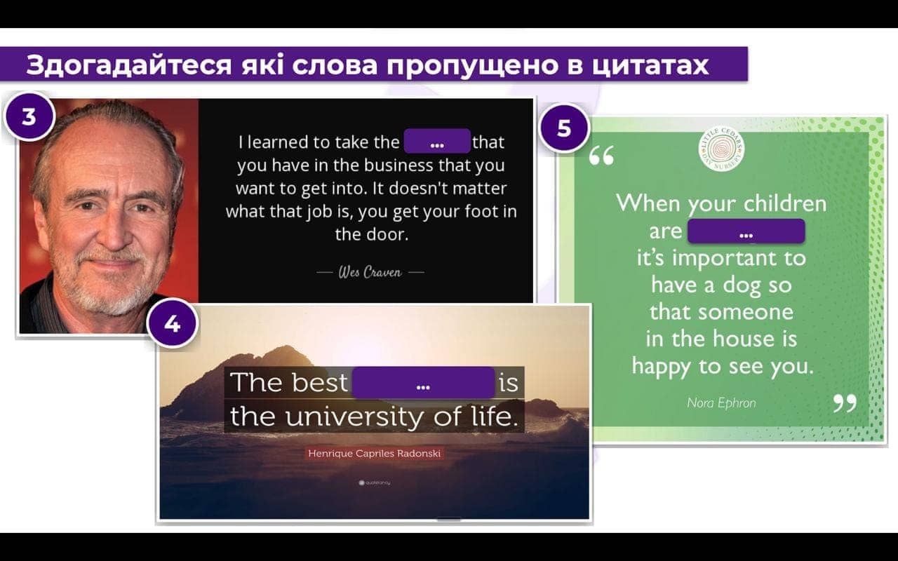 Авторські інтерактивні матеріали